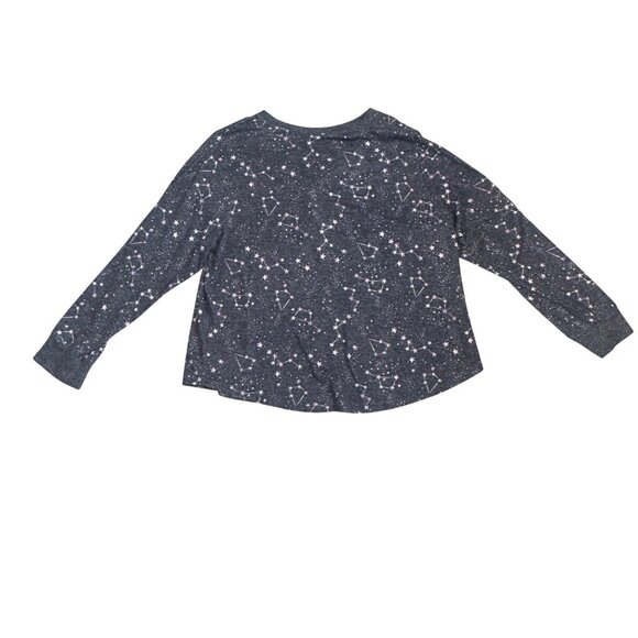 Cuddl Duds Womens L/G 14/16 Gray Constellation Lounge Set Polyester/Spandex 1886 - Picture 10 of 11